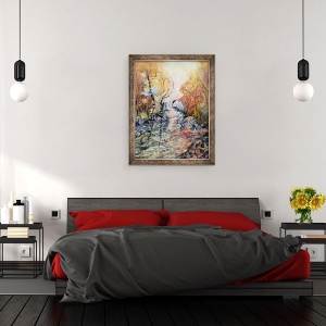 Tablou inramat - Mary Smith - Dragonfly se apropie, 70 x 90 cm - Img 2