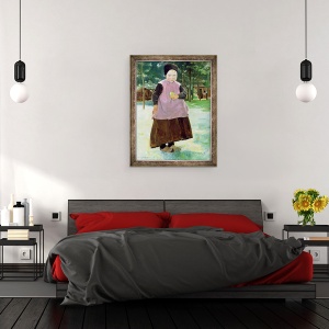 Tablou inramat - Max Liebermann - Eva, 70 x 90 cm - Img 3