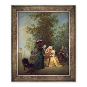 Tablou inramat - Michel Barthelemy Ollivier - Jocul de proiecte, 50 x 60 cm