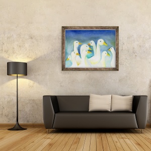 Tablou inramat - Nancy Moniz Charalambous - Gaggle, 70 x 90 cm - Img 2