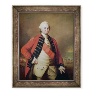 Tablou inramat - Nathaniel Dance-Holland - Portretul lui Robert Clive 1725-1774 Primul Baron Clive, 50 x 60 cm
