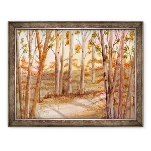 Tablou înrămat copaci înalți 70x90 cm