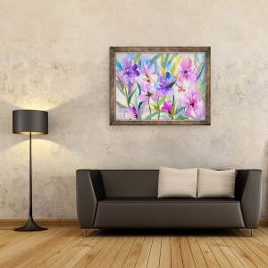 Tablou inramat - Neela Pushparaj - Domenii Iris, 60 x 80 cm - Img 2