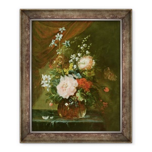 Tablou inramat - Neeltje Vlieger - Studiu de flori, 50 x 60 cm
