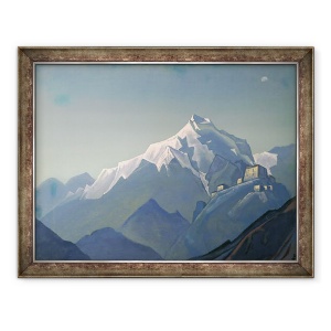 Tablou inramat - Nicholas Roerich - Tibet, O manastire, 60 x 80 cm