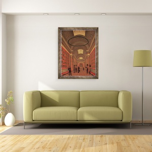 Tablou inramat - Nikanor Grigor'evich Chernetsov - Galeria de razboi a Palatului de Iarna din Sankt Petersburg, 60 x 80 cm - Img 2