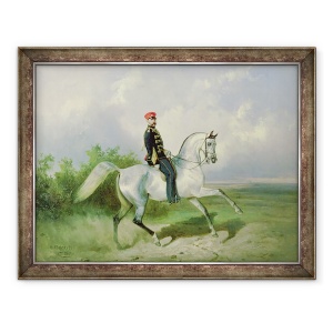 Tablou inramat - Nikolai Egorevich Sverchkov - Portretul imparatului Alexandru al II-lea 1818-81 1876, 70 x 90 cm