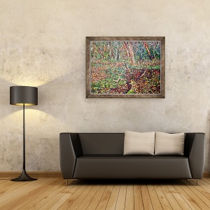 Tablou inramat - Noel Paine - Studiu pentru trunchi 2, 60 x 80 cm - Img 2