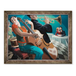 Tablou inramat - Ophelia Redpath - Un fel de albastru, 60 x 80 cm