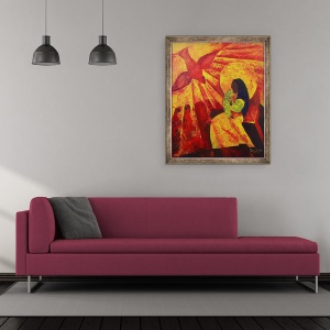 Tablou inramat - Patricia Brintle - Buna Vestire, 50 x 60 cm - Img 2