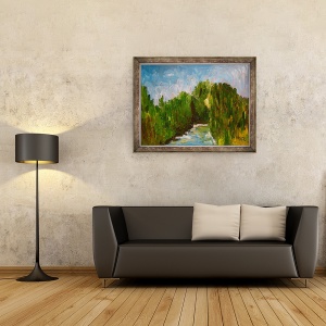 Tablou inramat - Patricia Brintle - Raul de lichidare, 70 x 90 cm - Img 2
