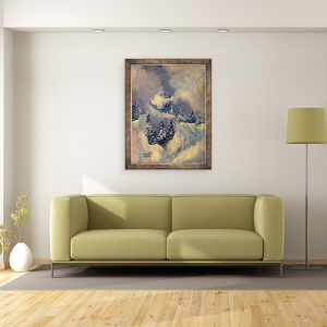 Tablou inramat - Patricia Brintle - Varful Cornului Mare, 60 x 80 cm - Img 2