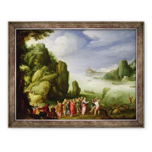 Tablou inramat - Paul Brill - Hristos Vindecarea celor posedati de Gerasa, 60 x 80 cm