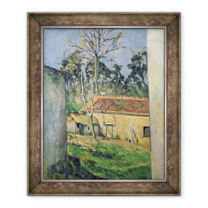 Tablou inramat - Paul Cezanne - Ferma la Auvers, 70 x 85 cm