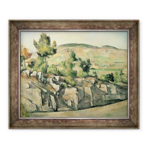 Tablou inramat - Paul Cezanne - Hillside in Provence, 50 x 60 cm