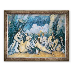 Tablou inramat - Paul Cezanne - Saldarii mari, 70 x 90 cm