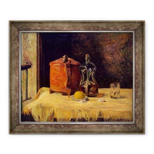 Tablou inramat - Paul Gauguin - La fereastra, 50 x 60 cm