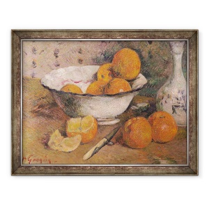 Tablou inramat - Paul Gauguin - Natura moarta cu portocale, 70 x 90 cm