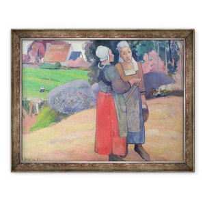 Tablou inramat - Paul Gauguin - tarani bretoni, 70 x 90 cm