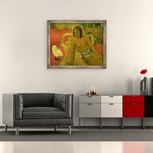 Tablou inramat - Paul Gauguin - Vairumati, 50 x 60 cm - Img 2