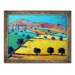 Tablou inramat - Paul Powis - Valea de Aur II, 70 x 90 cm