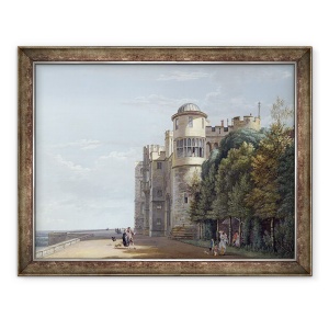 Tablou inramat - Paul Sandby - Terasa de Nord, Castelul Windsor, 70 x 90 cm