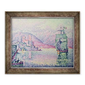 Tablou inramat - Paul Signac - Antibes, Seara, 50 x 60 cm