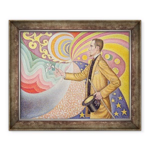 Tablou inramat - Paul Signac - Portrait of M. Félix Fénéon, 70 x 85 cm