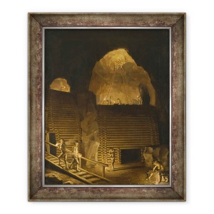 Tablou inramat - Pehr Hillestrom - Falun Copper Mine, 50 x 60 cm