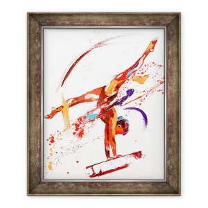 Tablou inramat - Penny Warden - Gimnasta One, 50 x 60 cm