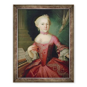 Tablou inramat - Peter Anton Lorenzoni - Maria-Anna Mozart, 70 x 90 cm