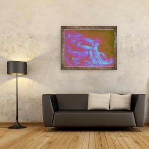 Tablou inramat - Peter McClure - GEOMETRIST, ISAAC NEWTON... PIX-ENTUZIASMAT.2014, 70 x 90 cm - Img 2