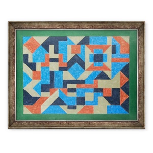Tablou inramat - Peter McClure - SUBDIVIZIUNE. 20-2O, 60 x 80 cm