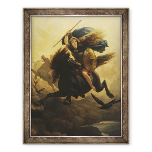 Tablou inramat - Peter Nicolai Arbo - Valkyrie, 60 x 80 cm