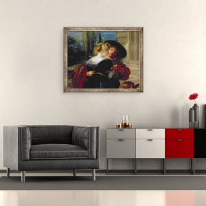 Tablou inramat - Peter Paul Rubens - Gradina Iubirii, 50 x 60 cm - Img 2