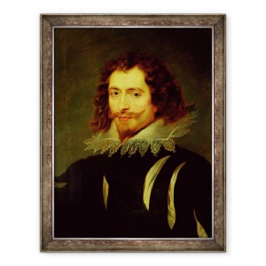 Tablou inramat - Peter Paul Rubens - Portretul lui George Villiers 1592-1628 Primul Duce de Buckingham ulei pe panza, 70 x 90 cm