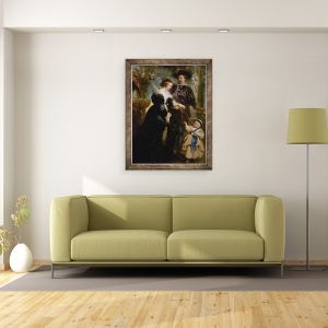 Tablou inramat - Peter Paul Rubens - Rubens, sotia sa Helena Fourment si fiul lor Frans, 60 x 80 cm - Img 2