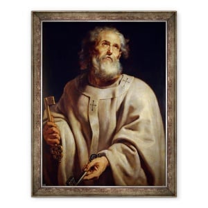 Tablou inramat - Peter Paul Rubens - Saint Peter, 70 x 90 cm