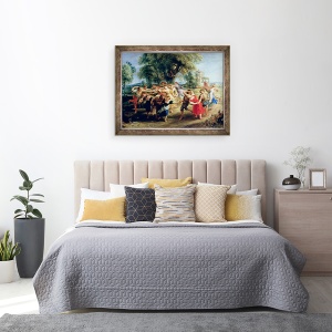Tablou inramat - Peter Paul Rubens - Un dans taran, 70 x 90 cm - Img 3