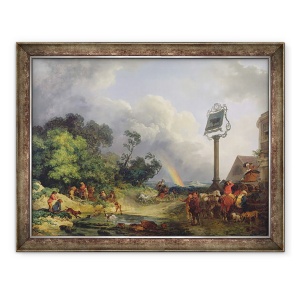 Tablou inramat - Philip James Loutherbourg - Curcubeul, 60 x 80 cm