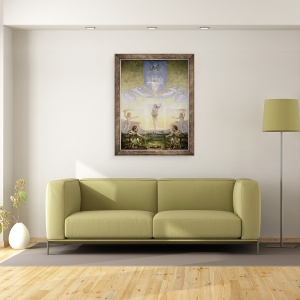 Tablou inramat - Philipp Otto Runge - Dimineata a doua versiune, 60 x 80 cm - Img 2