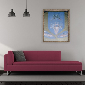 Tablou inramat - Philipp Otto Runge - O sectiune din cea de-a doua versiune a Diminetii II, 50 x 60 cm - Img 2