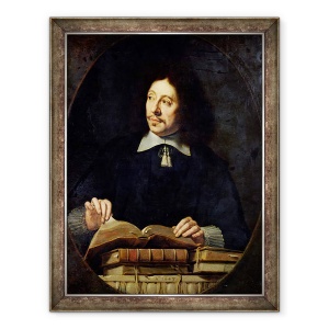 Tablou inramat - Philippe de Champaigne - Portret presupus a fi Etienne Delafons, 70 x 90 cm
