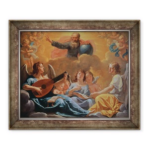 Tablou inramat - Philippe de Champaigne - Un concert de ingeri, 50 x 60 cm