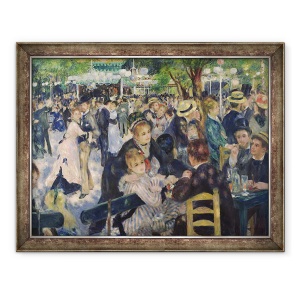 Tablou inramat - Pierre Auguste Renoir - Balul de la Moulin de la Galette II, 60 x 80 cm