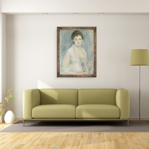 Tablou inramat - Pierre Auguste Renoir - Doamna Henriot, 60 x 80 cm - Img 2