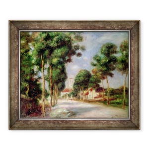 Tablou inramat - Pierre Auguste Renoir - Drumul spre Essoyes, 50 x 60 cm