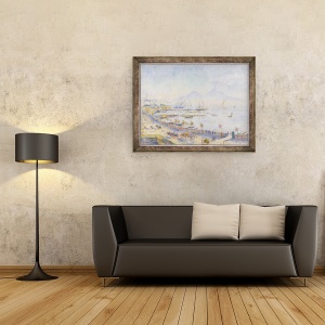 Tablou inramat - Pierre Auguste Renoir - Golful Napoli, 60 x 80 cm - Img 2