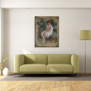 Tablou inramat - Pierre Auguste Renoir - La scaldat IV, 70 x 90 cm - Img 2