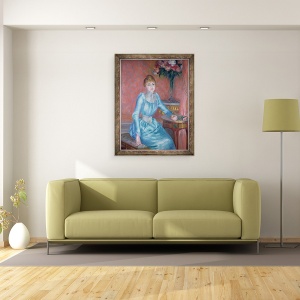 Tablou inramat - Pierre Auguste Renoir - Madame de Bonnieres, 60 x 80 cm - Img 2